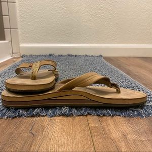 Men’s Rainbow Double Layer Premier Leather - Sierra Brown Sz 11-12